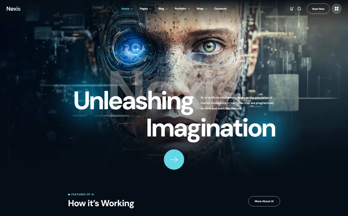 Nexi – Team collaboration technology WordPress Theme