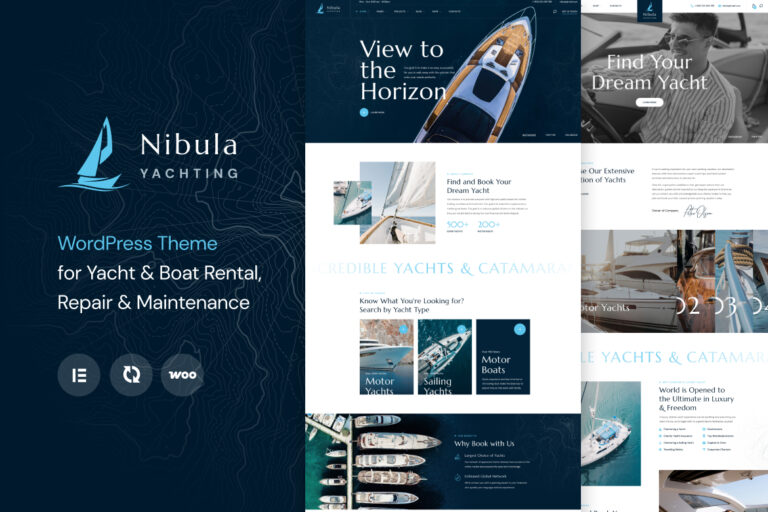 Nibula – Boat & Yacht WordPress Theme