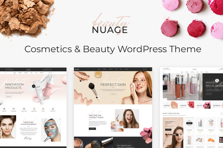Nuage – Cosmetics & Beauty WordPress Theme