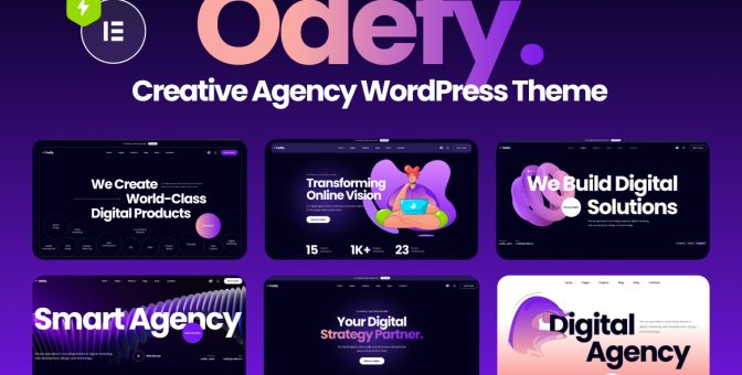 Odefy Creative Multipurpose WordPress Theme
