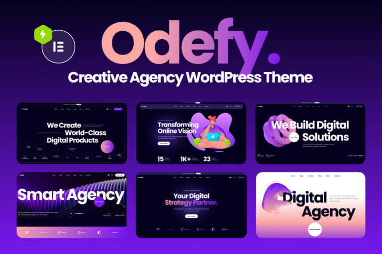 Odefy – Creative Multipurpose WordPress Theme