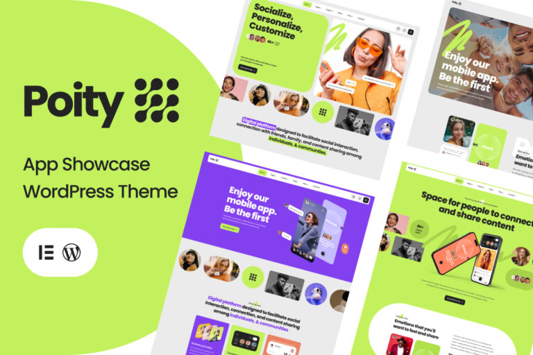 Poity – Technology & App Showcase WordPress Theme