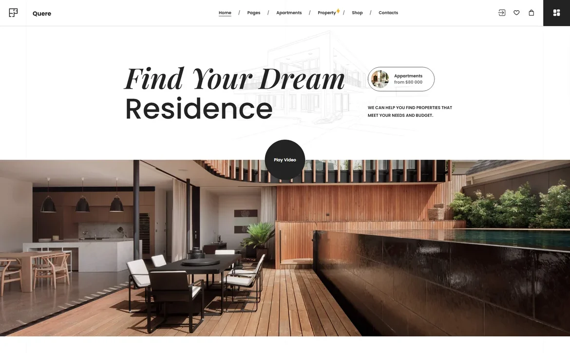 Quere – Dream residence WordPress Theme
