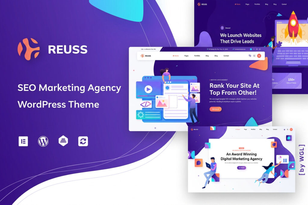 Reuss – SEO Marketing Agency WordPress Theme