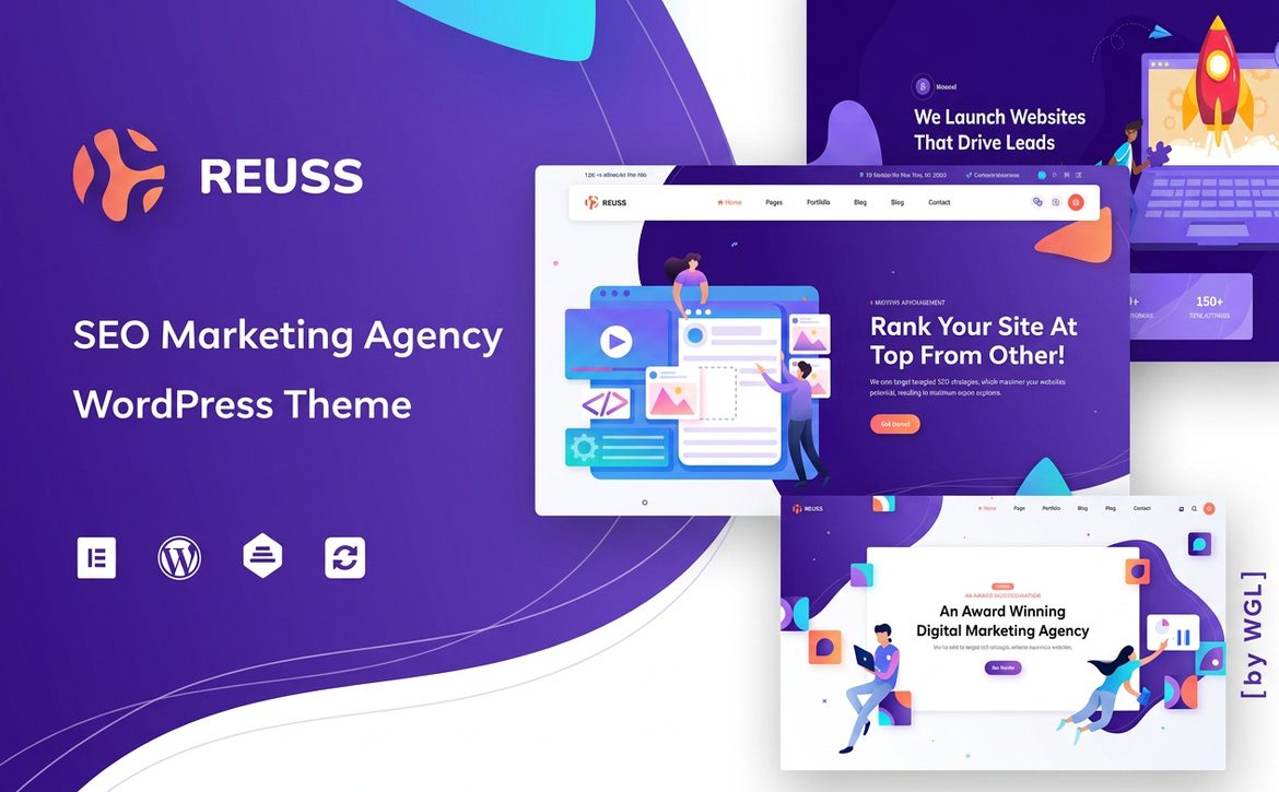 Reuss SEO Marketing Agency WordPress Theme