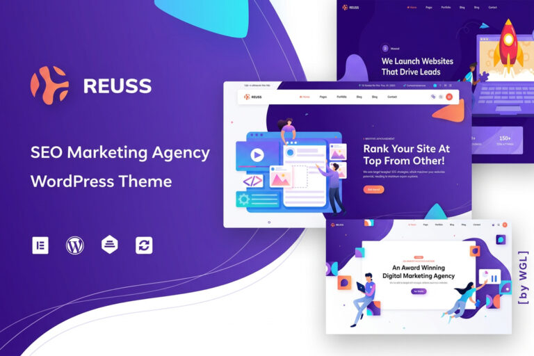 Reuss – SEO Marketing Agency WordPress Theme