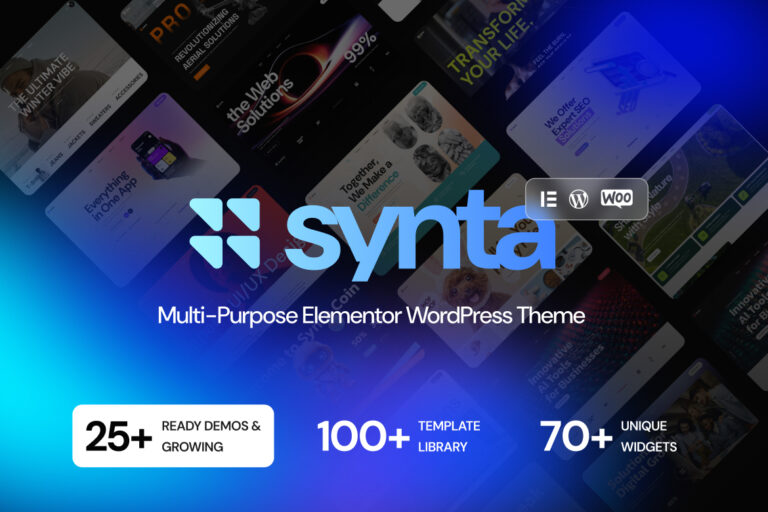 Synta – Multipurpose WordPress Theme