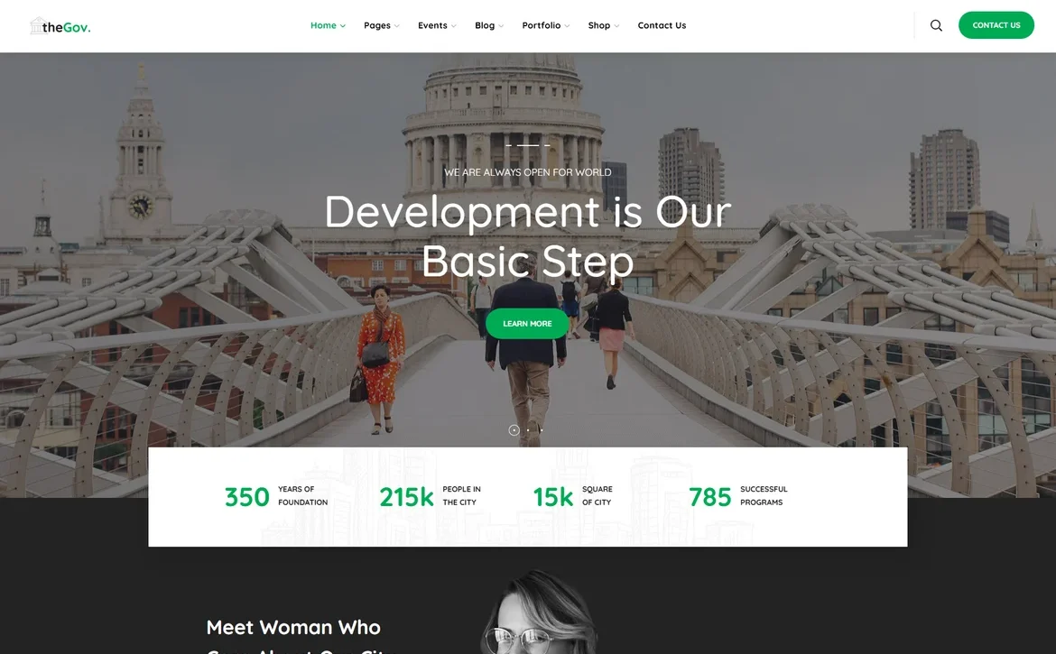 TheGov – City development WordPress Theme