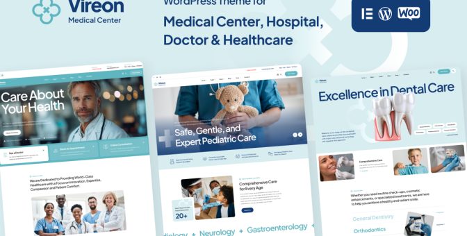 Vireon – Medical Center & Healthcare WordPress Theme