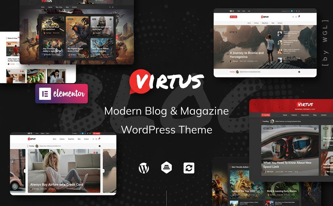 Virtus – Modern Blog & Magazine WordPress Theme