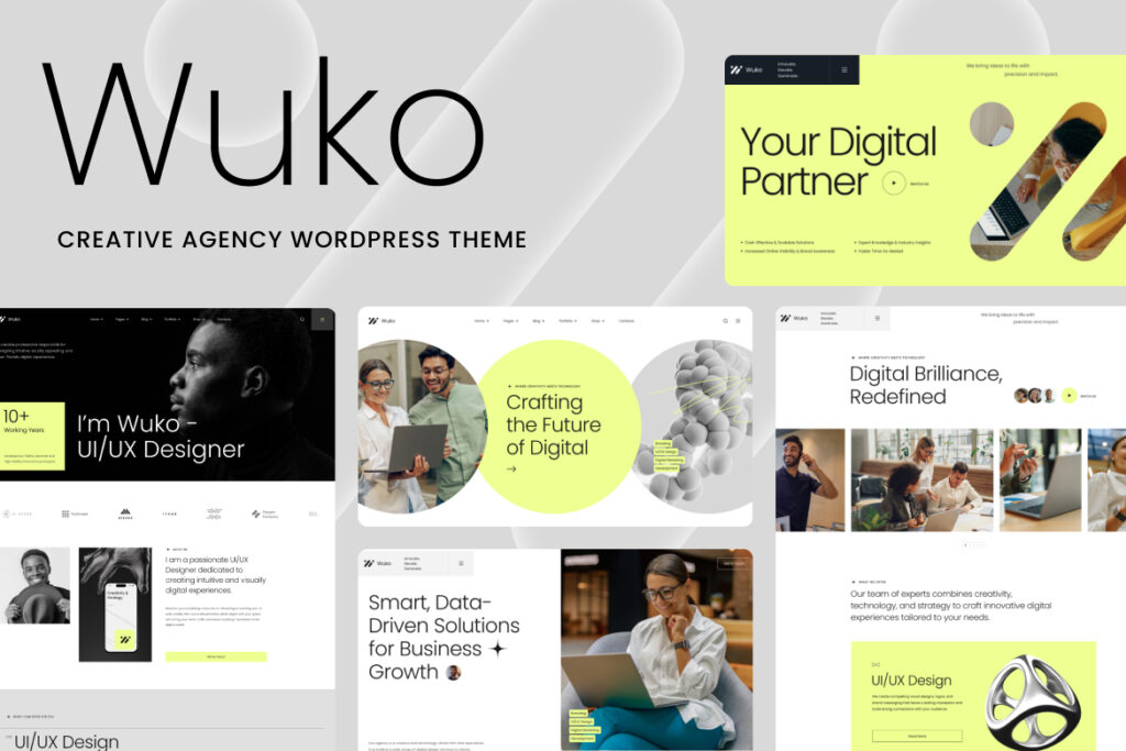 Wuko – Creative Agency WordPress Theme