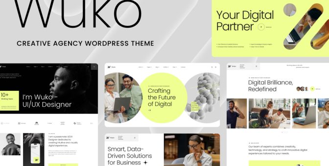 Wuko – Creative Agency WordPress Theme