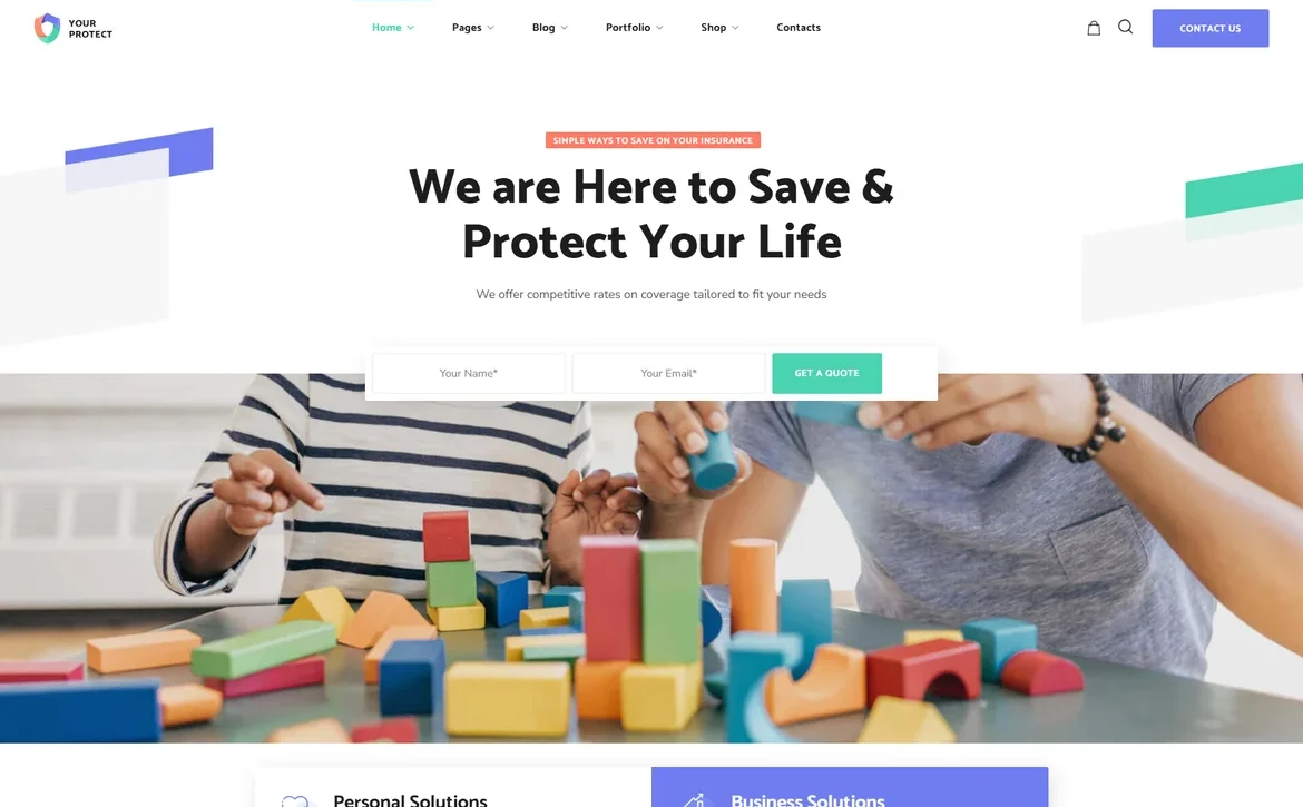YourProtect – Life protection insurance WordPress Theme