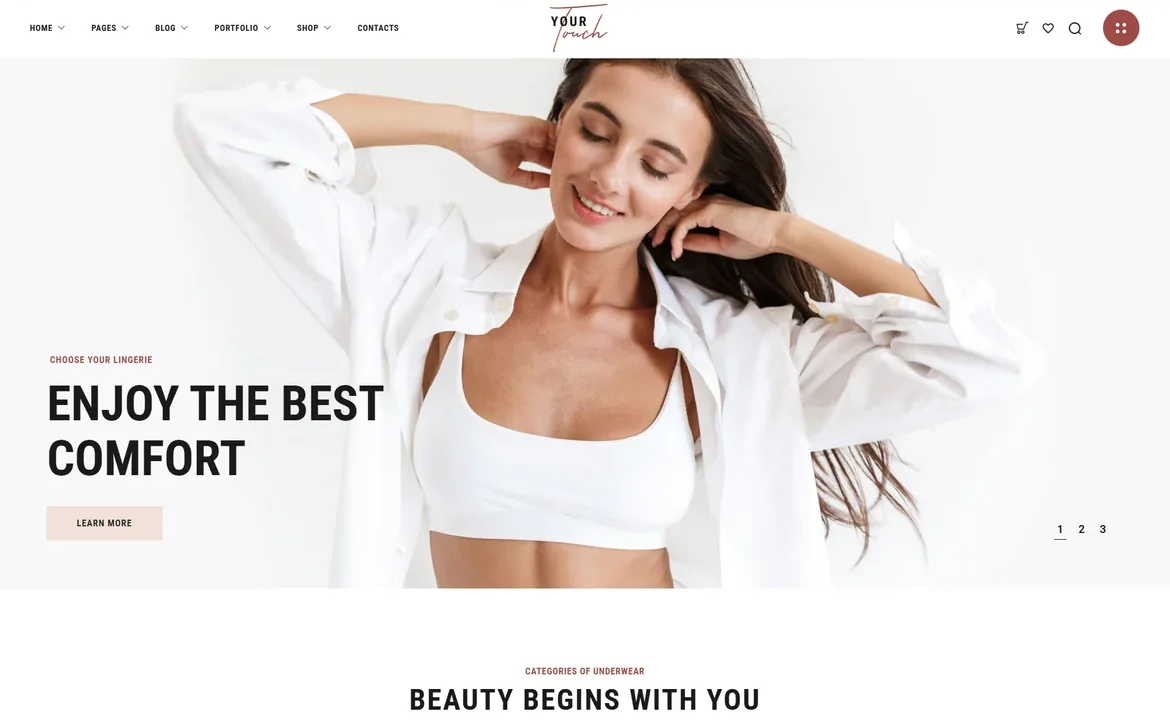 YourTouch – Loungewear comfort WordPress Theme