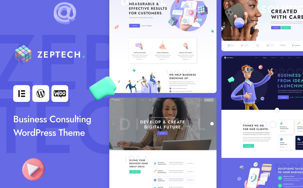 Zeptech – Business Consulting WordPress Theme