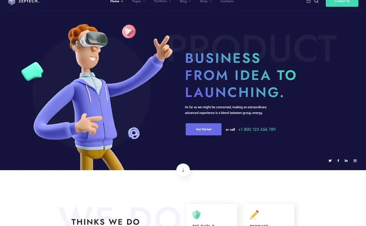 Zeptech – Business idea to launch WordPress Theme