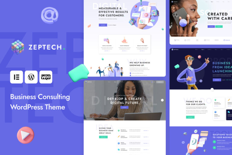 Zeptech – Business Consulting WordPress Theme