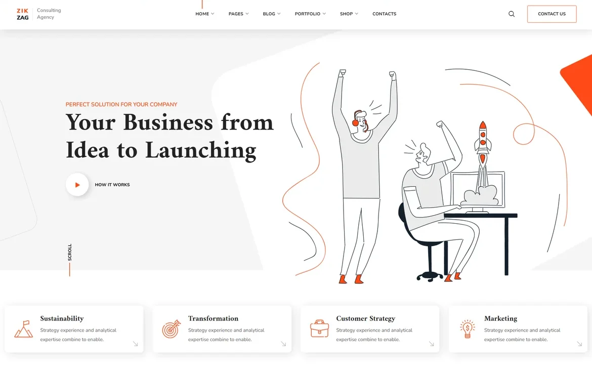 ZikZag – Business idea to launching WordPress Theme