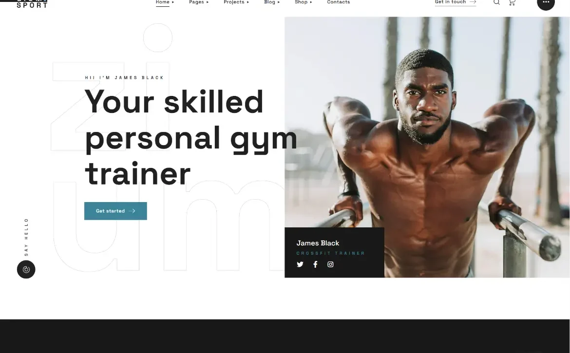 Zium – Fitness sport WordPress Theme