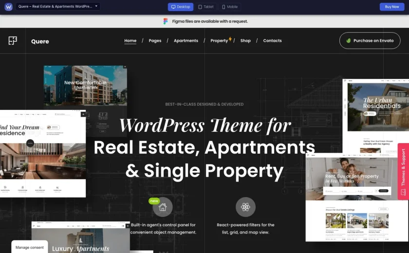 quere-real-estate-apartments-wordpress-theme-screenshot