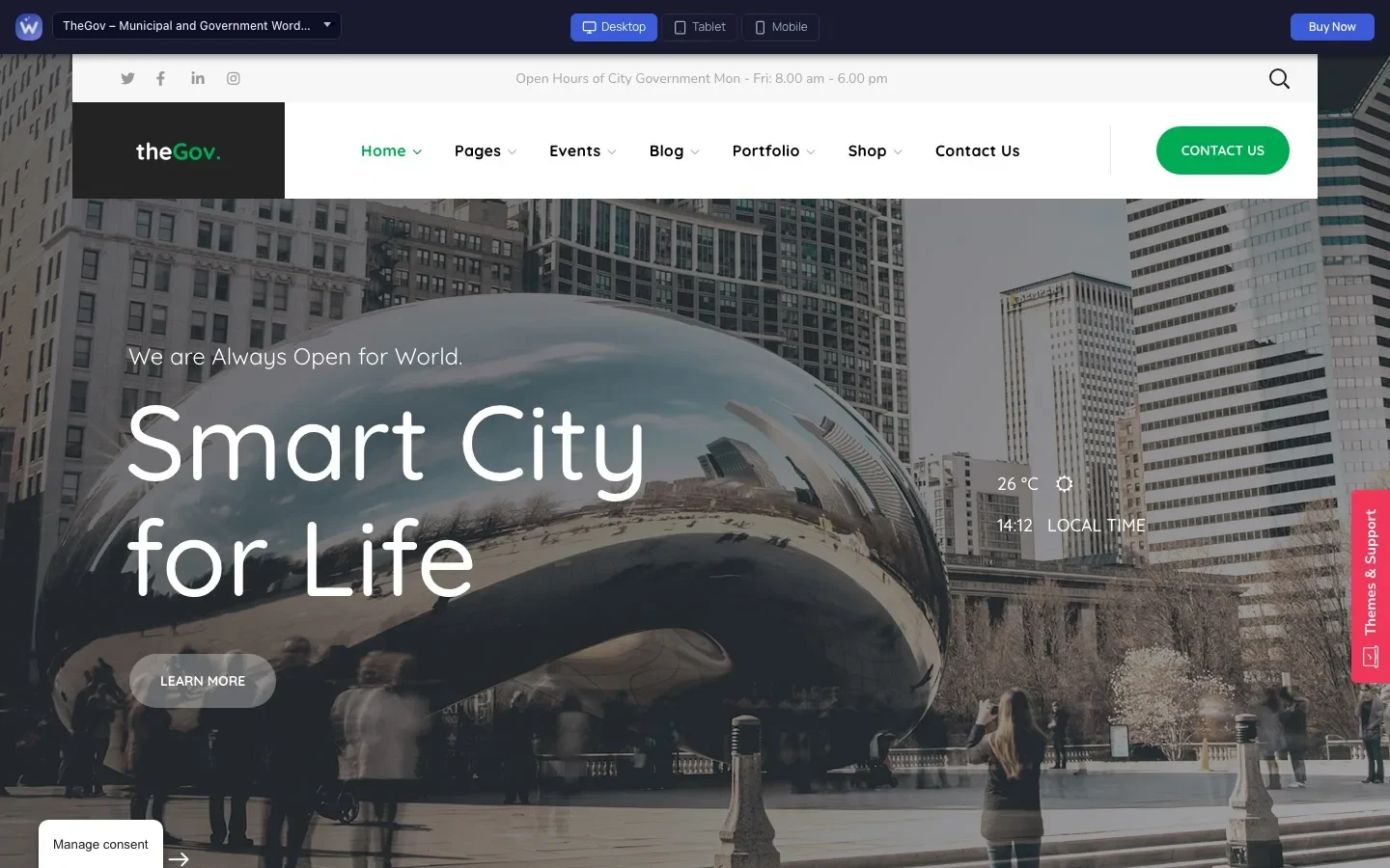 thegov-municipal-government-wordpress-theme-screenshot