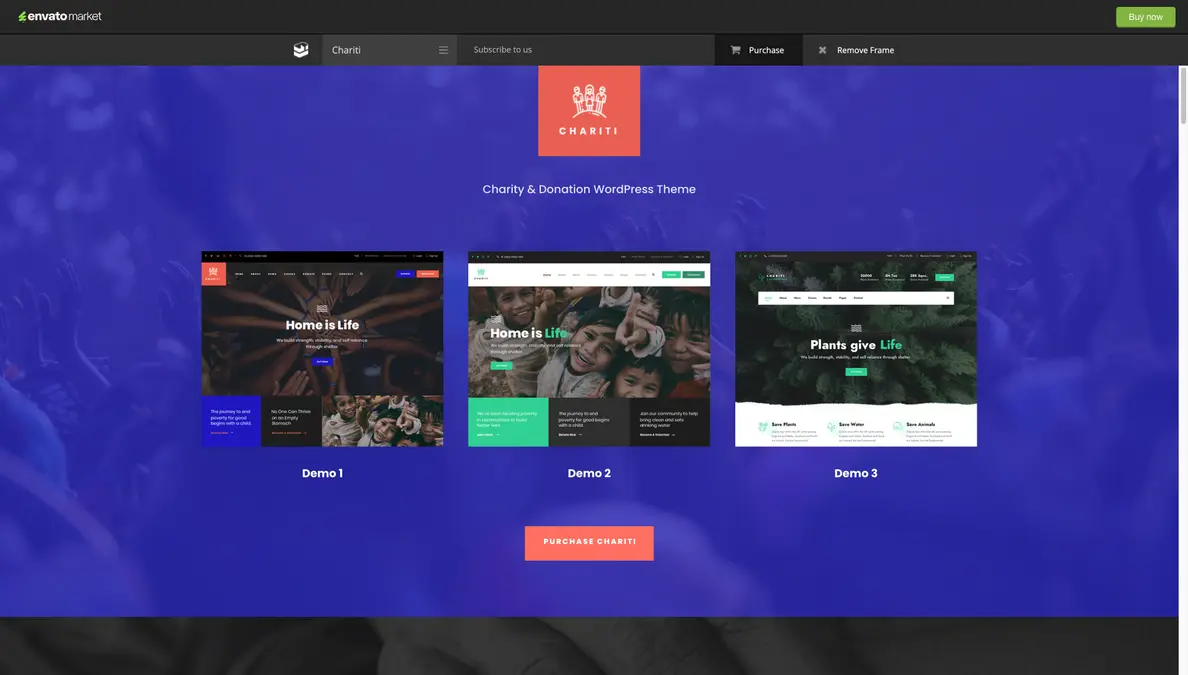 Chariti charity and donation WordPress theme by GoodLayers
