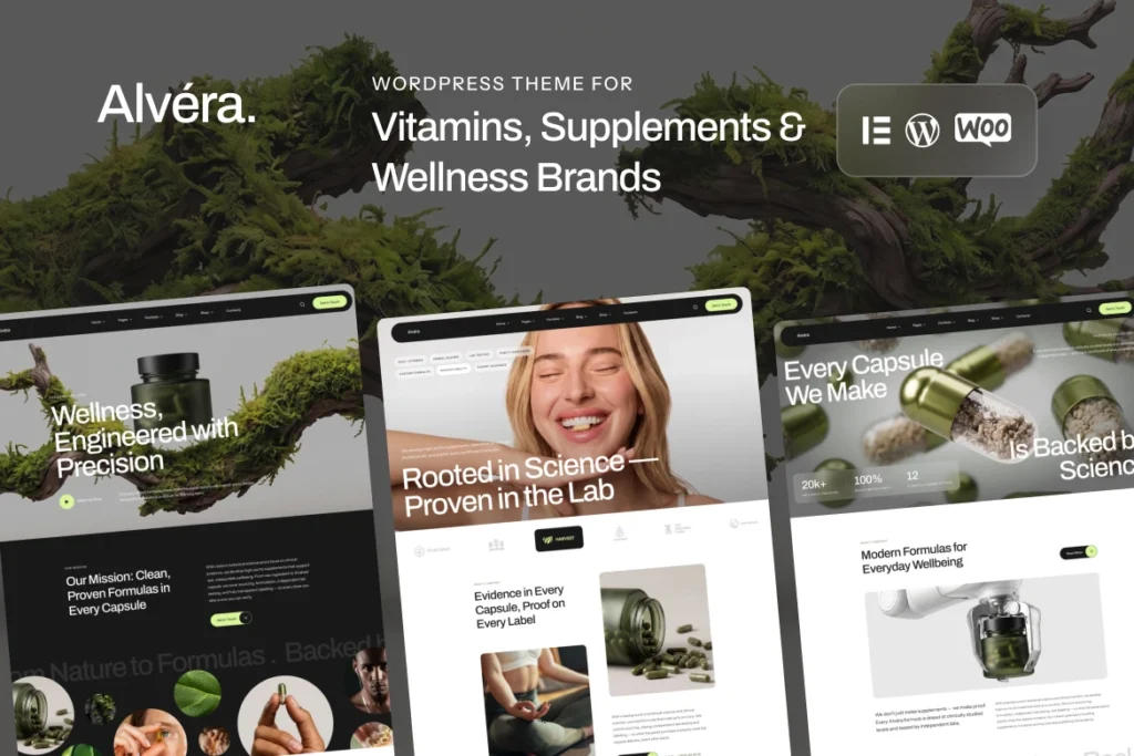 Alvera – Vitamins and Supplements WordPress Theme